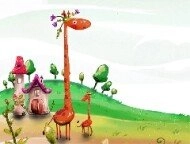 Cartoon Giraffe Puzzle